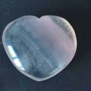 Pastel Fluorite Heart Shaped Stone